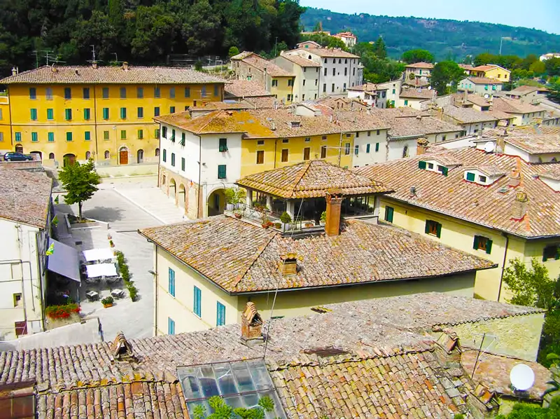 Centro Storico Cetona visto dall'alto / author: borghiditoscana.net